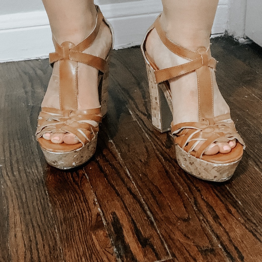 Brown heels